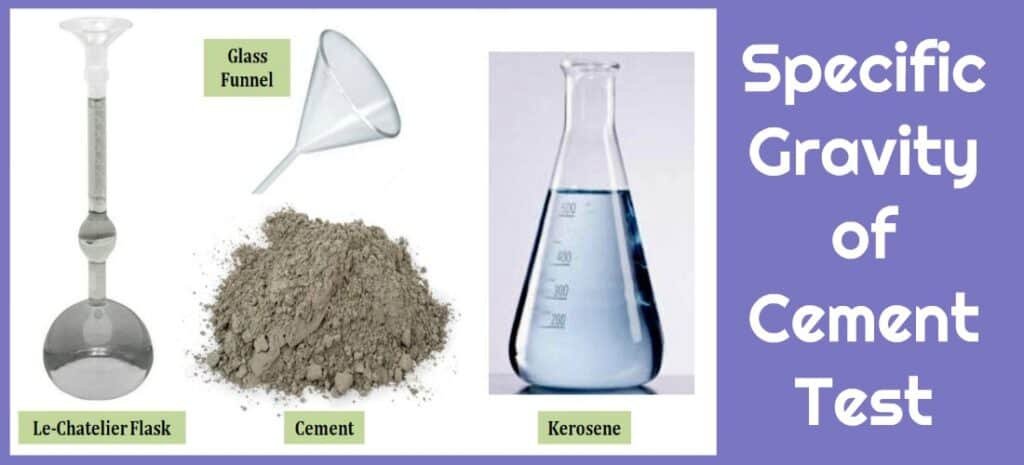 Specific Gravity Test of Cement